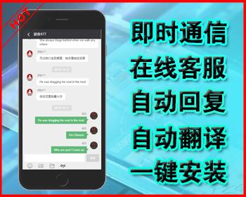2022最新客服系统源码多国语言带机器人两套