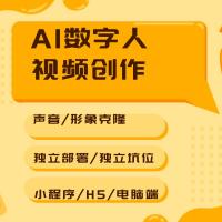 AI数字人系统源码独立部署口型文案声音形象克隆视频生成三端小程序H5电脑版