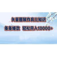(10.11)矢量图制作育儿知识，条条爆款，月入10000+