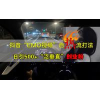 (10.20)抖音EMO视频自热打法，日引500+“泛垂直”创业粉