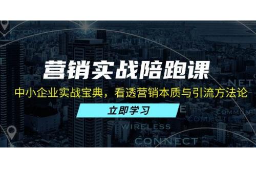 (10.29)营销实战陪跑课：中小企业实战宝典，看透营销本质与引流方法论