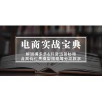 (11.5)电商实战宝典 解锁拼多多&抖音运营秘籍 含高价付费模型搭建等分段教学