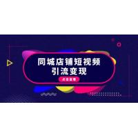 (11.8)同城店铺短视频引流变现：掌握抖音平台规则，打造爆款内容，实现流量变现
