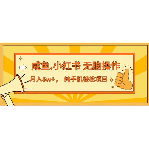 (11.29)年前暴利项目，7天赚了2.6万，咸鱼,小红书 无脑操作