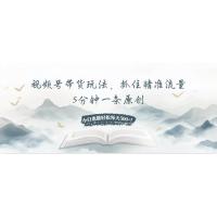 (11.30)视频号带货玩法，抓住精准流量，5分钟一条原创，小白也能轻松每天500+！