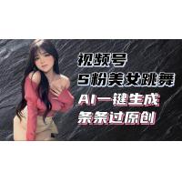 (12.4)揭秘视频号S粉美女跳舞赛道，一键生成原创视频，收益翻倍！