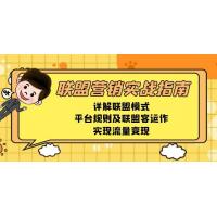 (12.21)联盟营销实战指南，详解联盟模式、平台规则及联盟客运作，实现流量变现