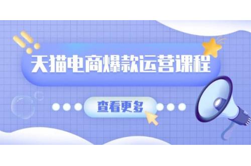 (1.6)天猫电商爆款运营课程，爆款卖点提炼与流量实操，多套模型全面学习