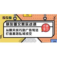 (1.19)朋友圈文案实战课：从聊天技巧到广告写法，打造高效私域成交