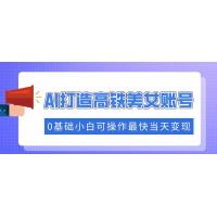 (2.13)抓住流量密码快速涨粉，AI打造高铁美女账号，0基础小白可操作最快当天变现