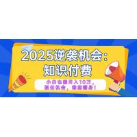 (2.15)2025逆袭项目——知识付费，小白也能月入10万年入百万，抓住机会彻底翻