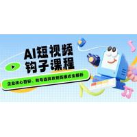 (2.24)AI短视频钩子课程，企业核心目标、账号选择及矩阵模式全解析