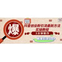 (3.27)轻松制作创业类视频，不违规、不封号，可矩阵批量发布，一天被动加精准