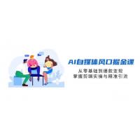 (4.12)AI自媒体风口掘金课，从零基础到爆款变现，掌握剪辑实操与精准引流