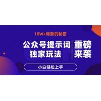 (4.14)公众号提示词玩法，10W+爆文最简单快速的方法，小白轻松上手