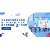 (4.15)抖音同城生活酒店民宿指南，0-1做抖音，AI工具助力精准流量，提升转化率