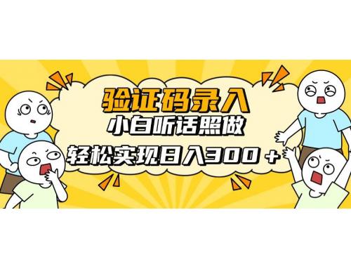 (4.18)信息录入项目，10秒一单，新手小白听话照做快速上手，实现日入300＋