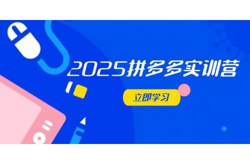 (5.1)2025拼多多实训营：深度剖析运营关键，助力电商人快速提升