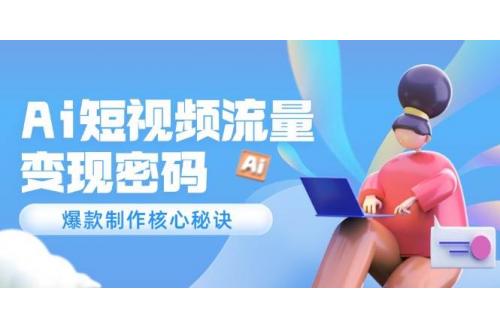 (5.27)Ai短视频流量密码，爆款制作核心秘诀，120万案例深度解析